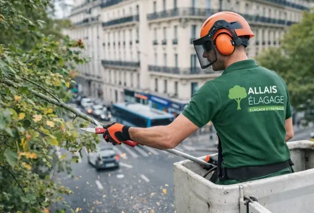 Taille de haie d'eleagnus avec densification progressive à Parny – Rivalain espaces verts